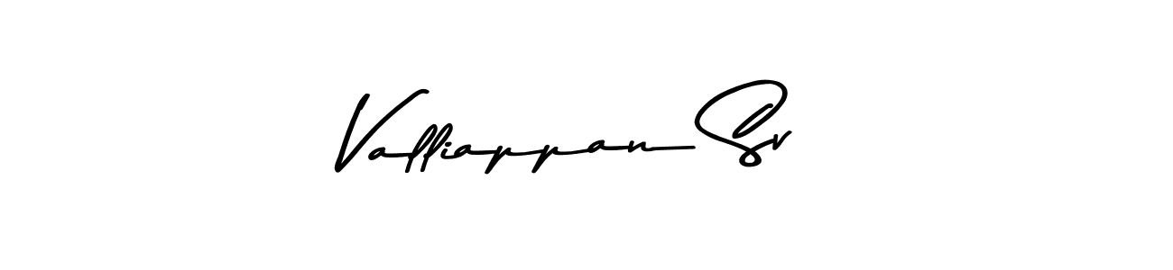if you are searching for the best signature style for your name Valliappan Sv. so please give up your signature search. here we have designed multiple signature styles  using Asem Kandis PERSONAL USE. Valliappan Sv signature style 9 images and pictures png