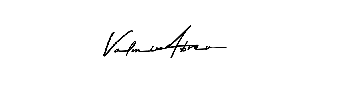 Design your own signature with our free online signature maker. With this signature software, you can create a handwritten (Asem Kandis PERSONAL USE) signature for name Valmir Abreu. Valmir Abreu signature style 9 images and pictures png