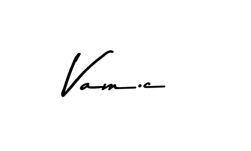 It looks lik you need a new signature style for name Vam.c. Design unique handwritten (Asem Kandis PERSONAL USE) signature with our free signature maker in just a few clicks. Vam.c signature style 9 images and pictures png
