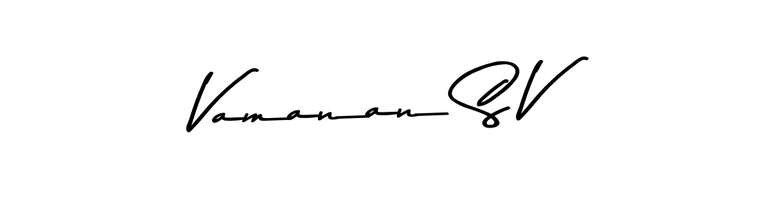 Make a beautiful signature design for name Vamanan S V. Use this online signature maker to create a handwritten signature for free. Vamanan S V signature style 9 images and pictures png