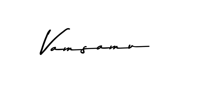 Use a signature maker to create a handwritten signature online. With this signature software, you can design (Asem Kandis PERSONAL USE) your own signature for name Vamsamu. Vamsamu signature style 9 images and pictures png