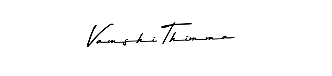 Also You can easily find your signature by using the search form. We will create Vamshi Thimma name handwritten signature images for you free of cost using Asem Kandis PERSONAL USE sign style. Vamshi Thimma signature style 9 images and pictures png