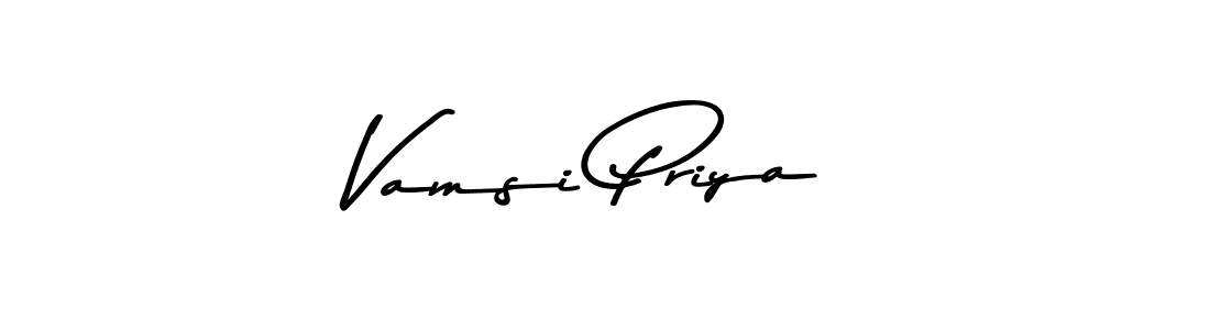 Vamsi Priya stylish signature style. Best Handwritten Sign (Asem Kandis PERSONAL USE) for my name. Handwritten Signature Collection Ideas for my name Vamsi Priya. Vamsi Priya signature style 9 images and pictures png