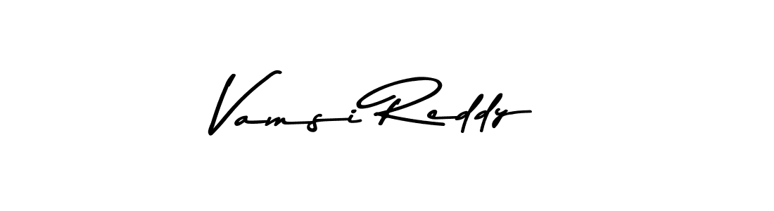 Make a beautiful signature design for name Vamsi Reddy. With this signature (Asem Kandis PERSONAL USE) style, you can create a handwritten signature for free. Vamsi Reddy signature style 9 images and pictures png