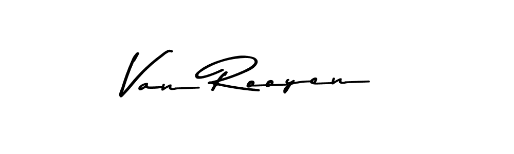 Create a beautiful signature design for name Van Rooyen. With this signature (Asem Kandis PERSONAL USE) fonts, you can make a handwritten signature for free. Van Rooyen signature style 9 images and pictures png