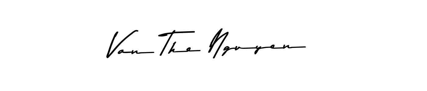 Make a beautiful signature design for name Van The Nguyen. With this signature (Asem Kandis PERSONAL USE) style, you can create a handwritten signature for free. Van The Nguyen signature style 9 images and pictures png