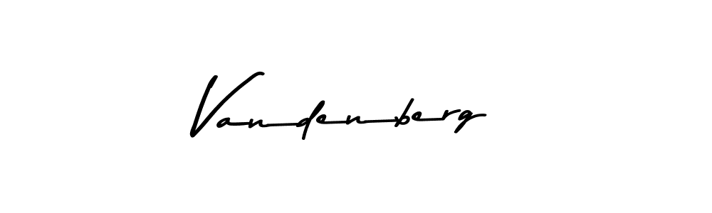 Create a beautiful signature design for name Vandenberg. With this signature (Asem Kandis PERSONAL USE) fonts, you can make a handwritten signature for free. Vandenberg signature style 9 images and pictures png