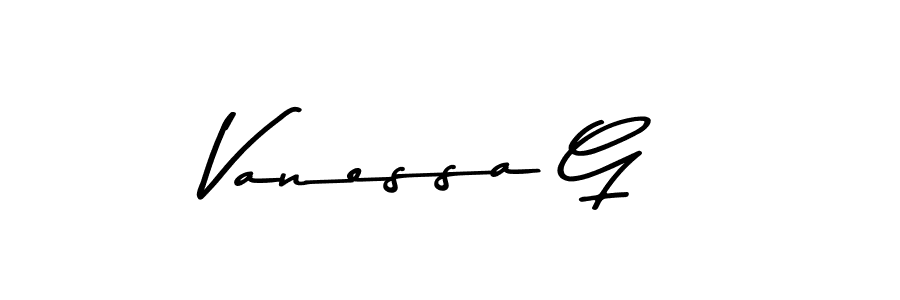 Use a signature maker to create a handwritten signature online. With this signature software, you can design (Asem Kandis PERSONAL USE) your own signature for name Vanessa G. Vanessa G signature style 9 images and pictures png