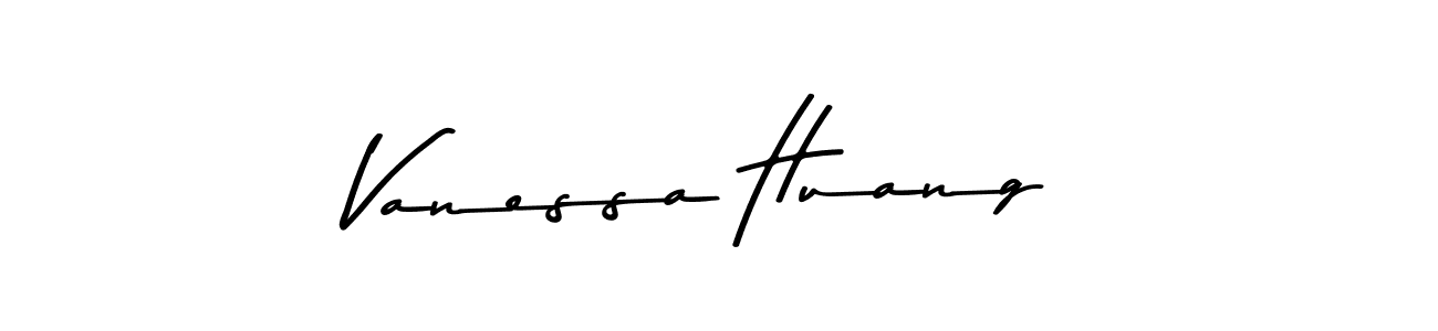 Create a beautiful signature design for name Vanessa Huang. With this signature (Asem Kandis PERSONAL USE) fonts, you can make a handwritten signature for free. Vanessa Huang signature style 9 images and pictures png