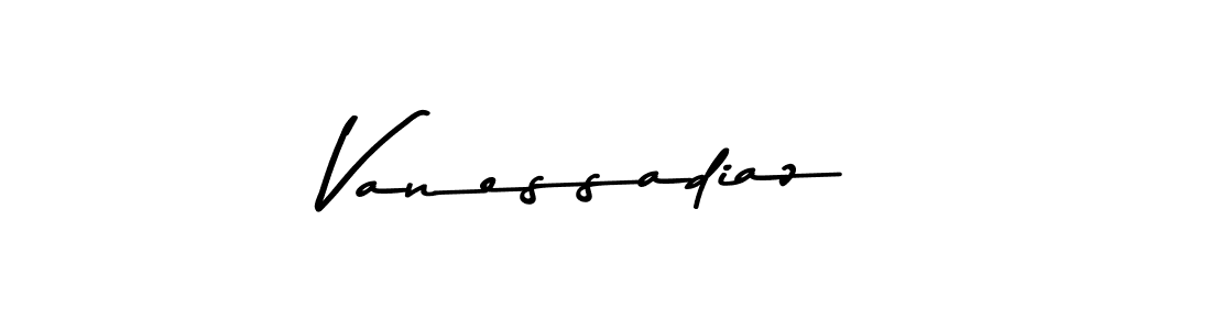 Design your own signature with our free online signature maker. With this signature software, you can create a handwritten (Asem Kandis PERSONAL USE) signature for name Vanessadiaz. Vanessadiaz signature style 9 images and pictures png