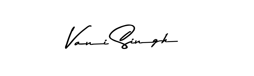 Also You can easily find your signature by using the search form. We will create Vani Singh name handwritten signature images for you free of cost using Asem Kandis PERSONAL USE sign style. Vani Singh signature style 9 images and pictures png
