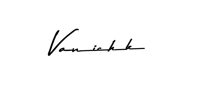 if you are searching for the best signature style for your name Vanichk. so please give up your signature search. here we have designed multiple signature styles  using Asem Kandis PERSONAL USE. Vanichk signature style 9 images and pictures png