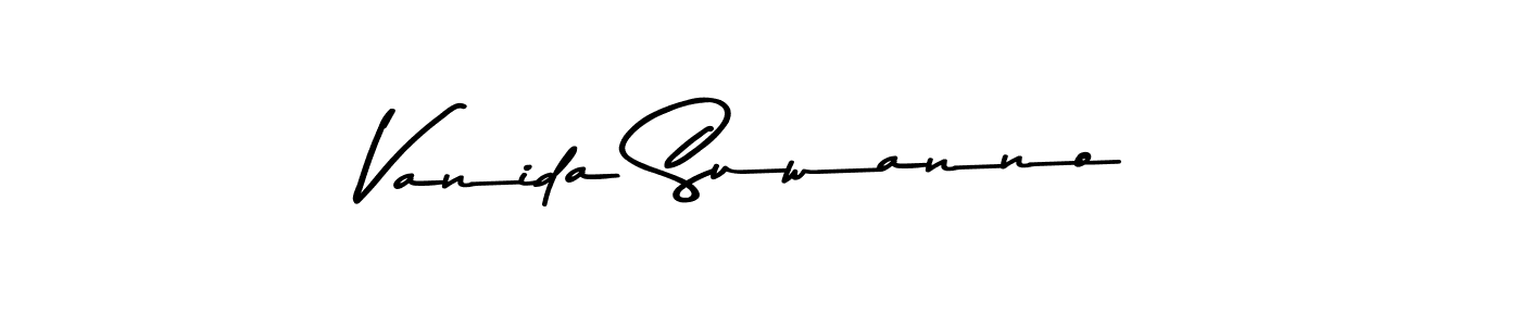 Make a beautiful signature design for name Vanida Suwanno. Use this online signature maker to create a handwritten signature for free. Vanida Suwanno signature style 9 images and pictures png