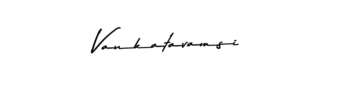 How to make Vankatavamsi name signature. Use Asem Kandis PERSONAL USE style for creating short signs online. This is the latest handwritten sign. Vankatavamsi signature style 9 images and pictures png