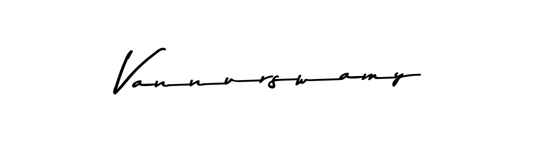 Design your own signature with our free online signature maker. With this signature software, you can create a handwritten (Asem Kandis PERSONAL USE) signature for name Vannurswamy. Vannurswamy signature style 9 images and pictures png