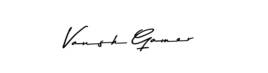 How to Draw Vansh Gamer signature style? Asem Kandis PERSONAL USE is a latest design signature styles for name Vansh Gamer. Vansh Gamer signature style 9 images and pictures png
