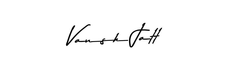 You should practise on your own different ways (Asem Kandis PERSONAL USE) to write your name (Vansh Jatt) in signature. don't let someone else do it for you. Vansh Jatt signature style 9 images and pictures png