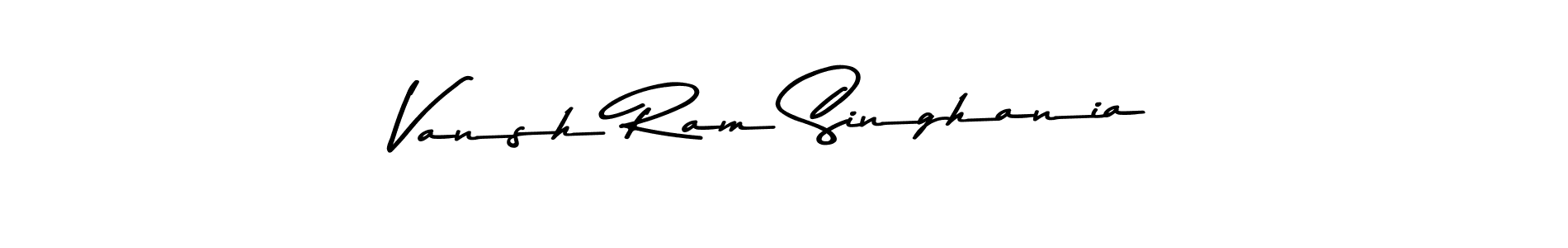 Make a beautiful signature design for name Vansh Ram Singhania. Use this online signature maker to create a handwritten signature for free. Vansh Ram Singhania signature style 9 images and pictures png