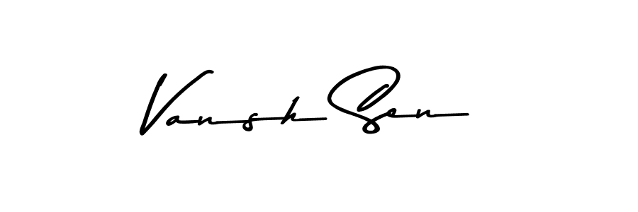 Also You can easily find your signature by using the search form. We will create Vansh Sen name handwritten signature images for you free of cost using Asem Kandis PERSONAL USE sign style. Vansh Sen signature style 9 images and pictures png