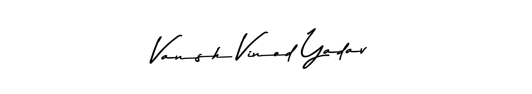 Similarly Asem Kandis PERSONAL USE is the best handwritten signature design. Signature creator online .You can use it as an online autograph creator for name Vansh Vinod Yadav. Vansh Vinod Yadav signature style 9 images and pictures png