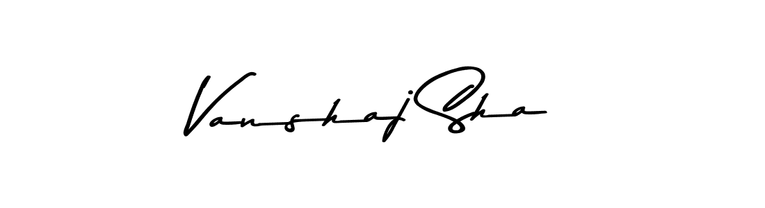 You should practise on your own different ways (Asem Kandis PERSONAL USE) to write your name (Vanshaj Sha) in signature. don't let someone else do it for you. Vanshaj Sha signature style 9 images and pictures png