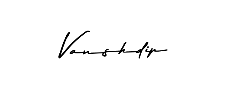 How to make Vanshdip signature? Asem Kandis PERSONAL USE is a professional autograph style. Create handwritten signature for Vanshdip name. Vanshdip signature style 9 images and pictures png