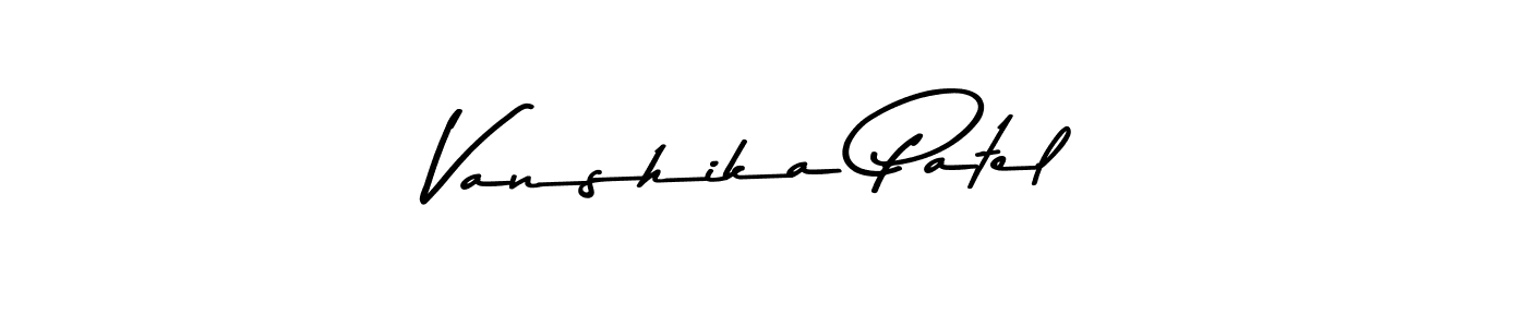 Similarly Asem Kandis PERSONAL USE is the best handwritten signature design. Signature creator online .You can use it as an online autograph creator for name Vanshika Patel. Vanshika Patel signature style 9 images and pictures png