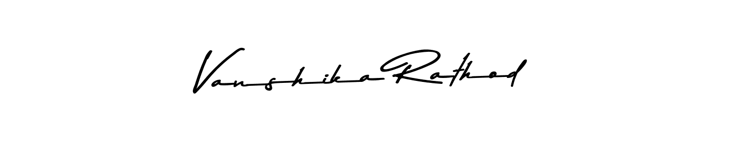 How to make Vanshika Rathod signature? Asem Kandis PERSONAL USE is a professional autograph style. Create handwritten signature for Vanshika Rathod name. Vanshika Rathod signature style 9 images and pictures png