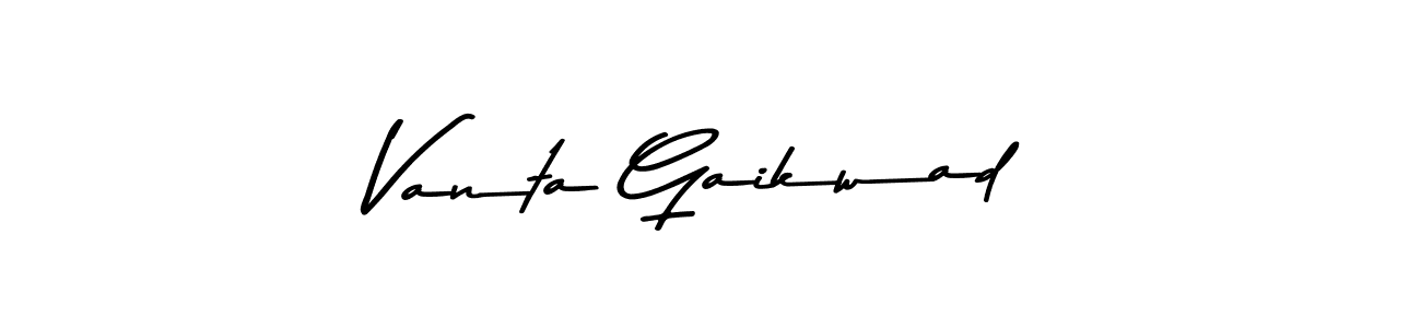 Here are the top 10 professional signature styles for the name Vanta Gaikwad. These are the best autograph styles you can use for your name. Vanta Gaikwad signature style 9 images and pictures png