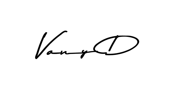 Vany D stylish signature style. Best Handwritten Sign (Asem Kandis PERSONAL USE) for my name. Handwritten Signature Collection Ideas for my name Vany D. Vany D signature style 9 images and pictures png