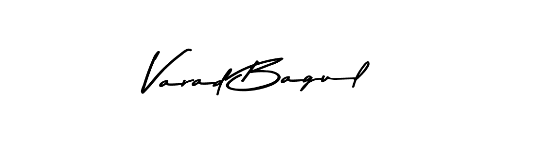 Use a signature maker to create a handwritten signature online. With this signature software, you can design (Asem Kandis PERSONAL USE) your own signature for name Varad Bagul. Varad Bagul signature style 9 images and pictures png