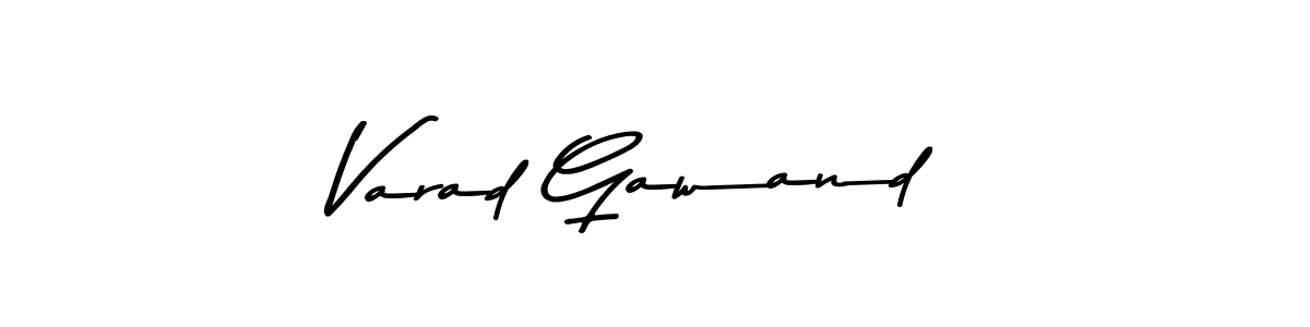 You should practise on your own different ways (Asem Kandis PERSONAL USE) to write your name (Varad Gawand) in signature. don't let someone else do it for you. Varad Gawand signature style 9 images and pictures png