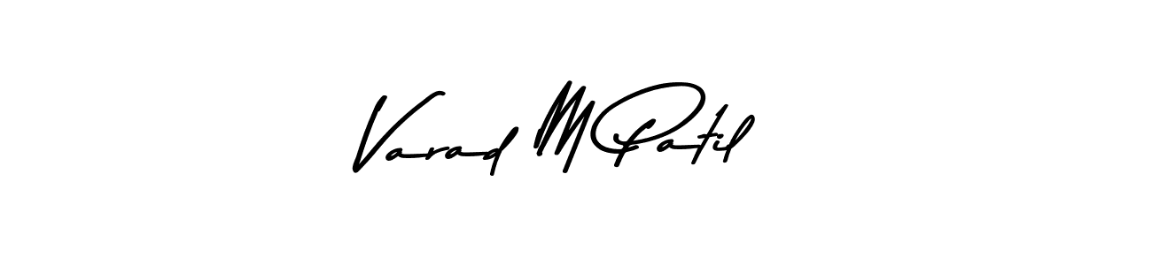 Make a beautiful signature design for name Varad M Patil. Use this online signature maker to create a handwritten signature for free. Varad M Patil signature style 9 images and pictures png