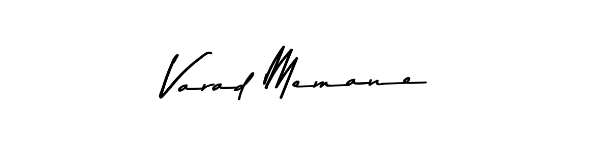 Design your own signature with our free online signature maker. With this signature software, you can create a handwritten (Asem Kandis PERSONAL USE) signature for name Varad Memane. Varad Memane signature style 9 images and pictures png