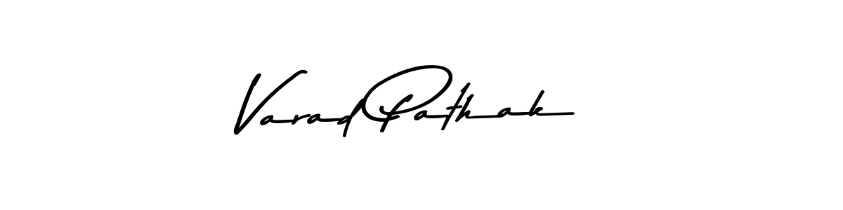 Varad Pathak stylish signature style. Best Handwritten Sign (Asem Kandis PERSONAL USE) for my name. Handwritten Signature Collection Ideas for my name Varad Pathak. Varad Pathak signature style 9 images and pictures png
