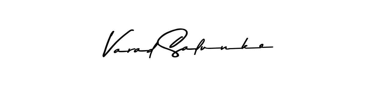 Similarly Asem Kandis PERSONAL USE is the best handwritten signature design. Signature creator online .You can use it as an online autograph creator for name Varad Salunke. Varad Salunke signature style 9 images and pictures png