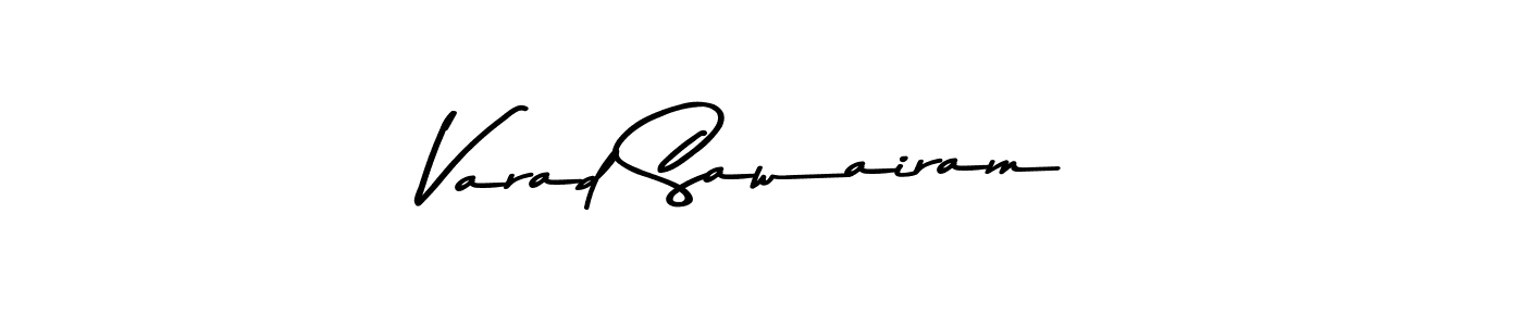 Make a beautiful signature design for name Varad Sawairam. Use this online signature maker to create a handwritten signature for free. Varad Sawairam signature style 9 images and pictures png
