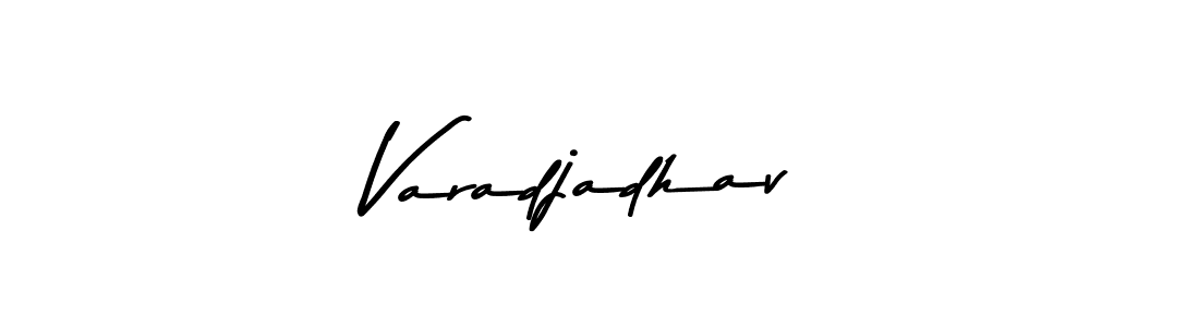 Varadjadhav stylish signature style. Best Handwritten Sign (Asem Kandis PERSONAL USE) for my name. Handwritten Signature Collection Ideas for my name Varadjadhav. Varadjadhav signature style 9 images and pictures png