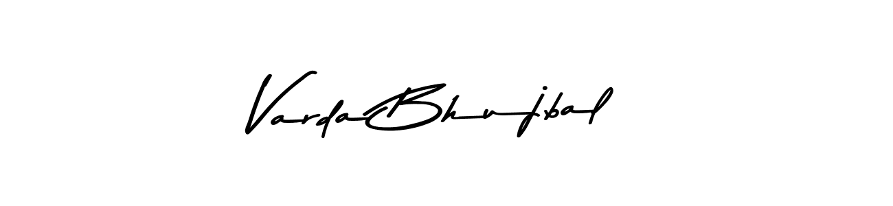 The best way (Asem Kandis PERSONAL USE) to make a short signature is to pick only two or three words in your name. The name Varda Bhujbal include a total of six letters. For converting this name. Varda Bhujbal signature style 9 images and pictures png