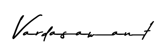 Make a beautiful signature design for name Vardasawant. Use this online signature maker to create a handwritten signature for free. Vardasawant signature style 9 images and pictures png
