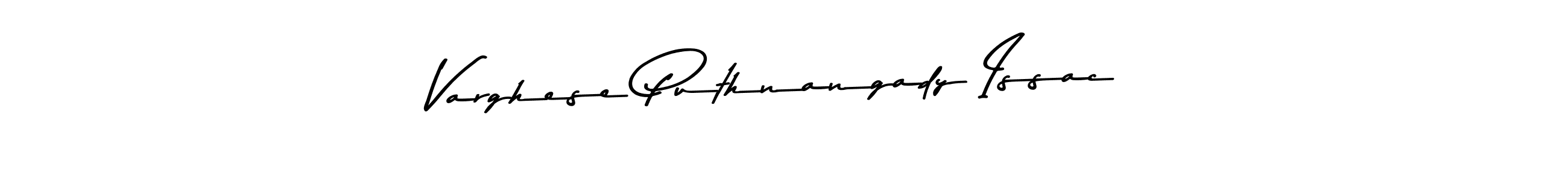 Asem Kandis PERSONAL USE is a professional signature style that is perfect for those who want to add a touch of class to their signature. It is also a great choice for those who want to make their signature more unique. Get Varghese Puthnangady Issac name to fancy signature for free. Varghese Puthnangady Issac signature style 9 images and pictures png