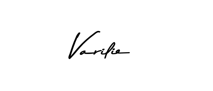 Similarly Asem Kandis PERSONAL USE is the best handwritten signature design. Signature creator online .You can use it as an online autograph creator for name Varilie. Varilie signature style 9 images and pictures png