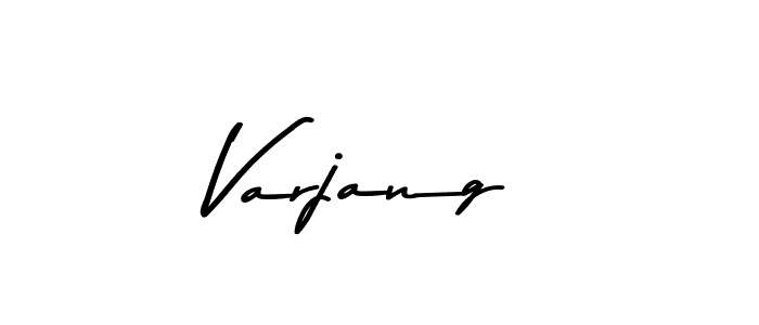 You should practise on your own different ways (Asem Kandis PERSONAL USE) to write your name (Varjang) in signature. don't let someone else do it for you. Varjang signature style 9 images and pictures png