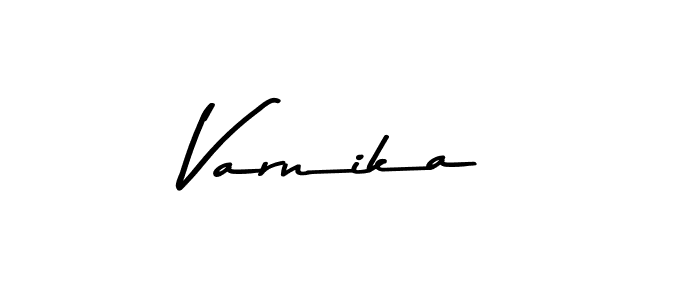 Asem Kandis PERSONAL USE is a professional signature style that is perfect for those who want to add a touch of class to their signature. It is also a great choice for those who want to make their signature more unique. Get Varnika name to fancy signature for free. Varnika signature style 9 images and pictures png
