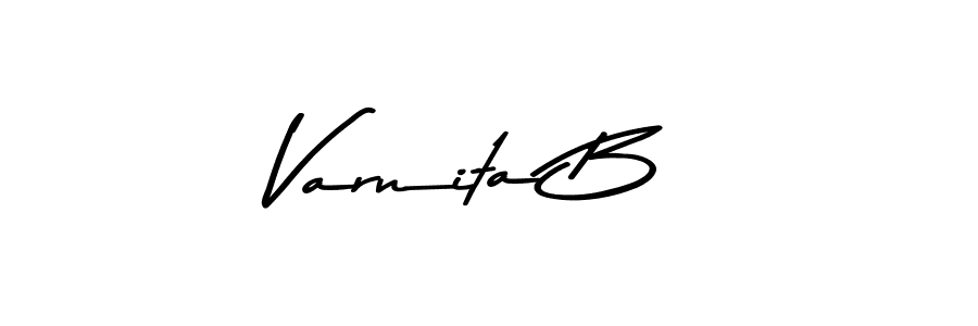Make a beautiful signature design for name Varnita B. Use this online signature maker to create a handwritten signature for free. Varnita B signature style 9 images and pictures png