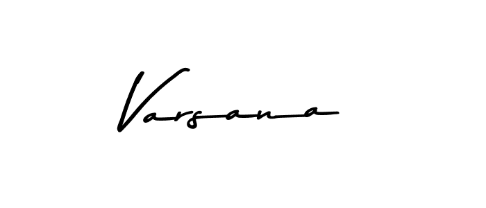 Similarly Asem Kandis PERSONAL USE is the best handwritten signature design. Signature creator online .You can use it as an online autograph creator for name Varsana. Varsana signature style 9 images and pictures png