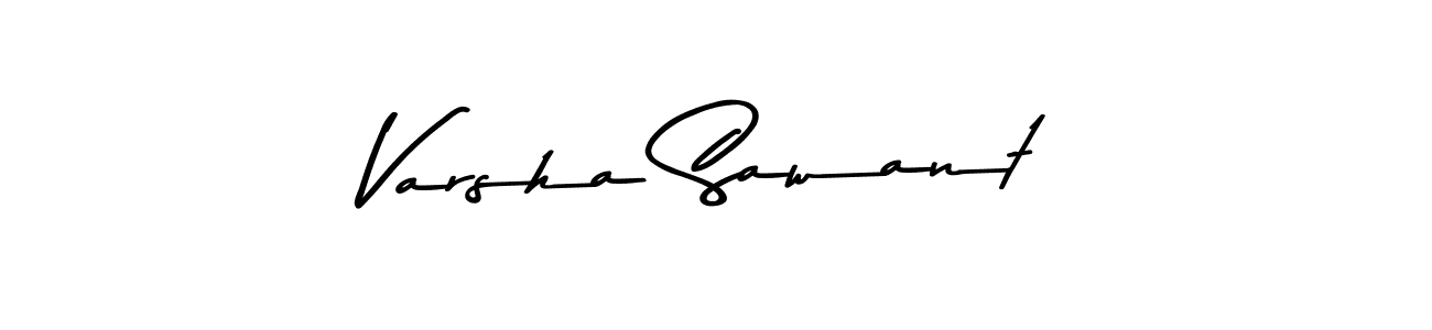 Varsha Sawant stylish signature style. Best Handwritten Sign (Asem Kandis PERSONAL USE) for my name. Handwritten Signature Collection Ideas for my name Varsha Sawant. Varsha Sawant signature style 9 images and pictures png