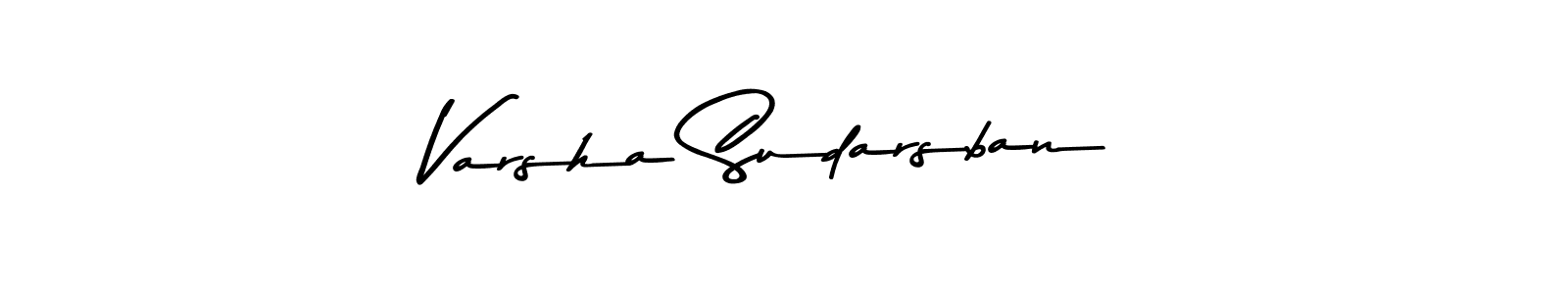 How to Draw Varsha Sudarsban signature style? Asem Kandis PERSONAL USE is a latest design signature styles for name Varsha Sudarsban. Varsha Sudarsban signature style 9 images and pictures png
