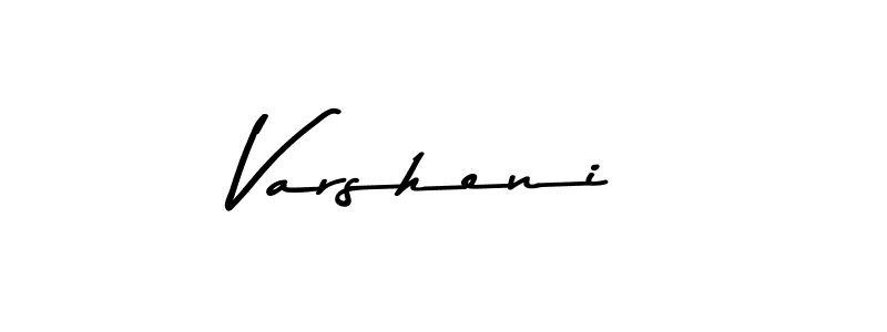 Similarly Asem Kandis PERSONAL USE is the best handwritten signature design. Signature creator online .You can use it as an online autograph creator for name Varsheni. Varsheni signature style 9 images and pictures png