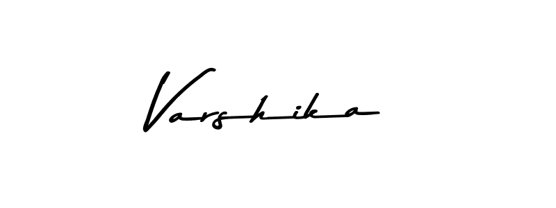 Also we have Varshika name is the best signature style. Create professional handwritten signature collection using Asem Kandis PERSONAL USE autograph style. Varshika signature style 9 images and pictures png